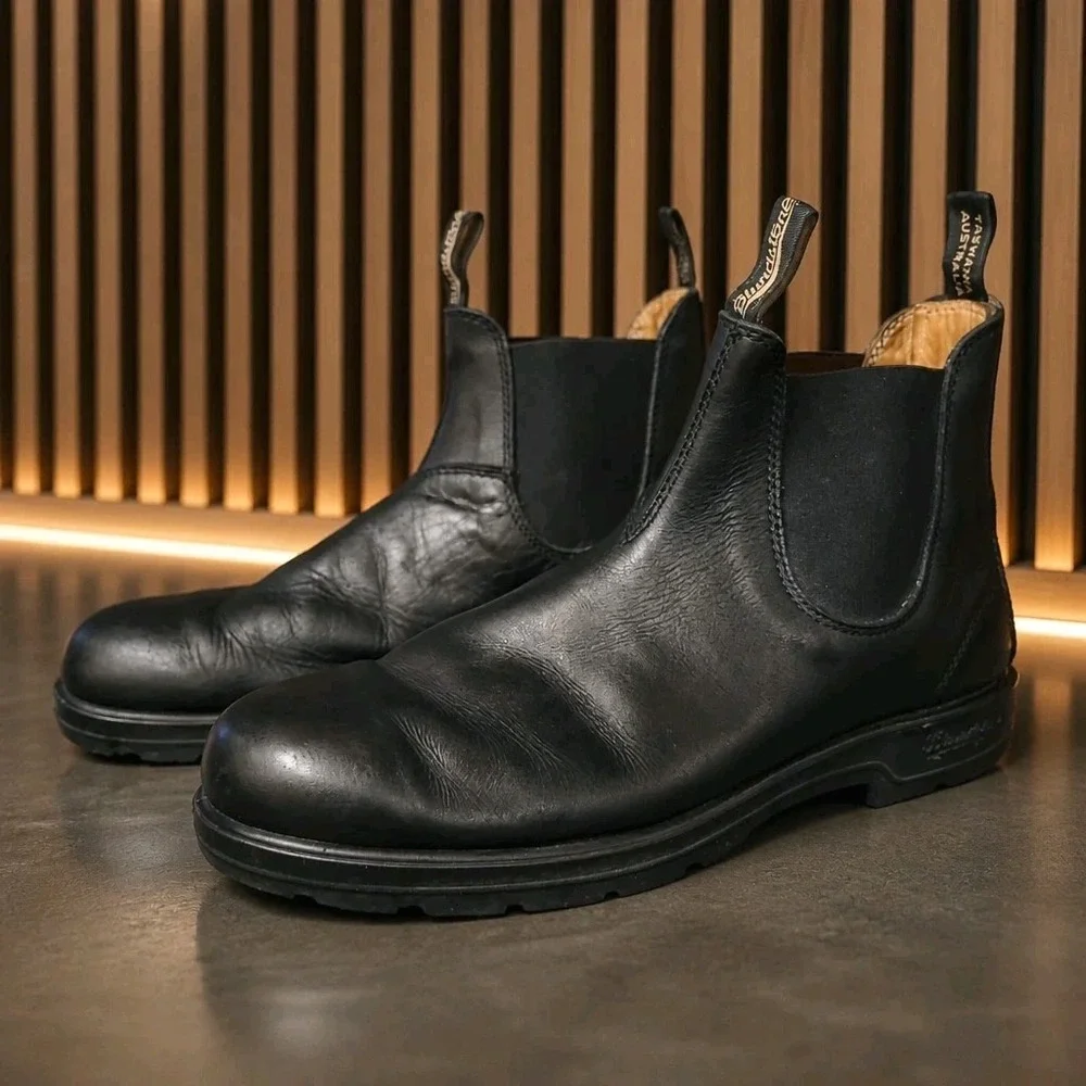 Blundstone Chelsea Slip On Boots Mens  US Size 13/ AU 12 Black